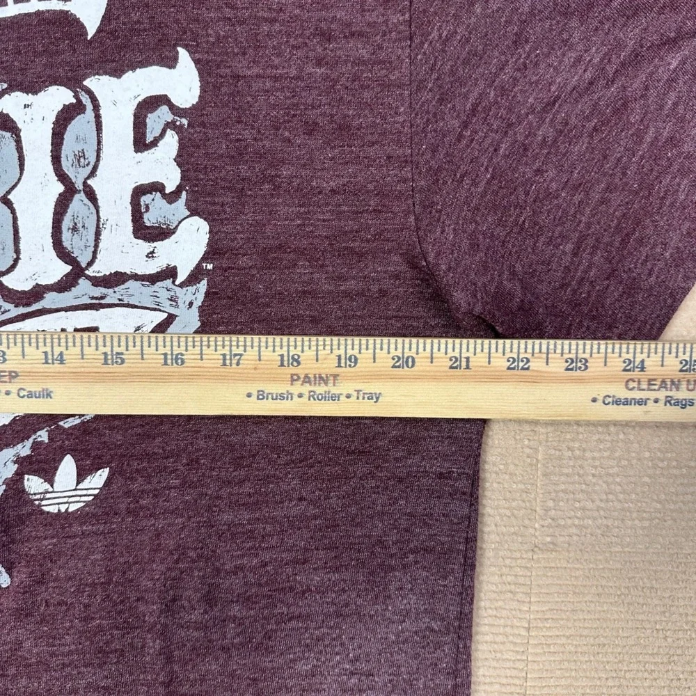 Adidas Texas A&M T-Shirt Mens XL Maroon Trefoil Aggies Graphic Tri-Blend Tee